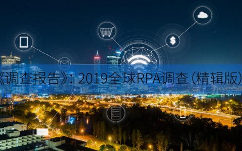 《调查报告》： 2019全球RPA调查（精辑版）