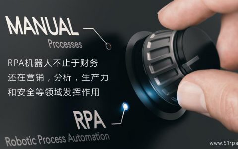 RPA不止于财务，还在营销，分析，生产力和安全等领域发挥作用
