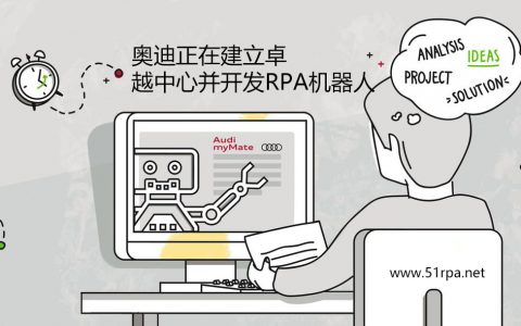 奥迪正在建立卓越中心并开发RPA机器人